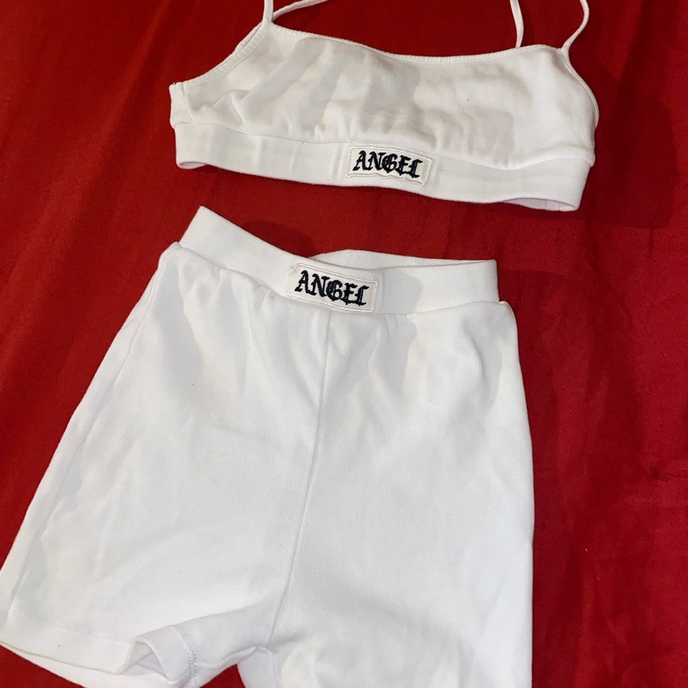 Biker shorts set